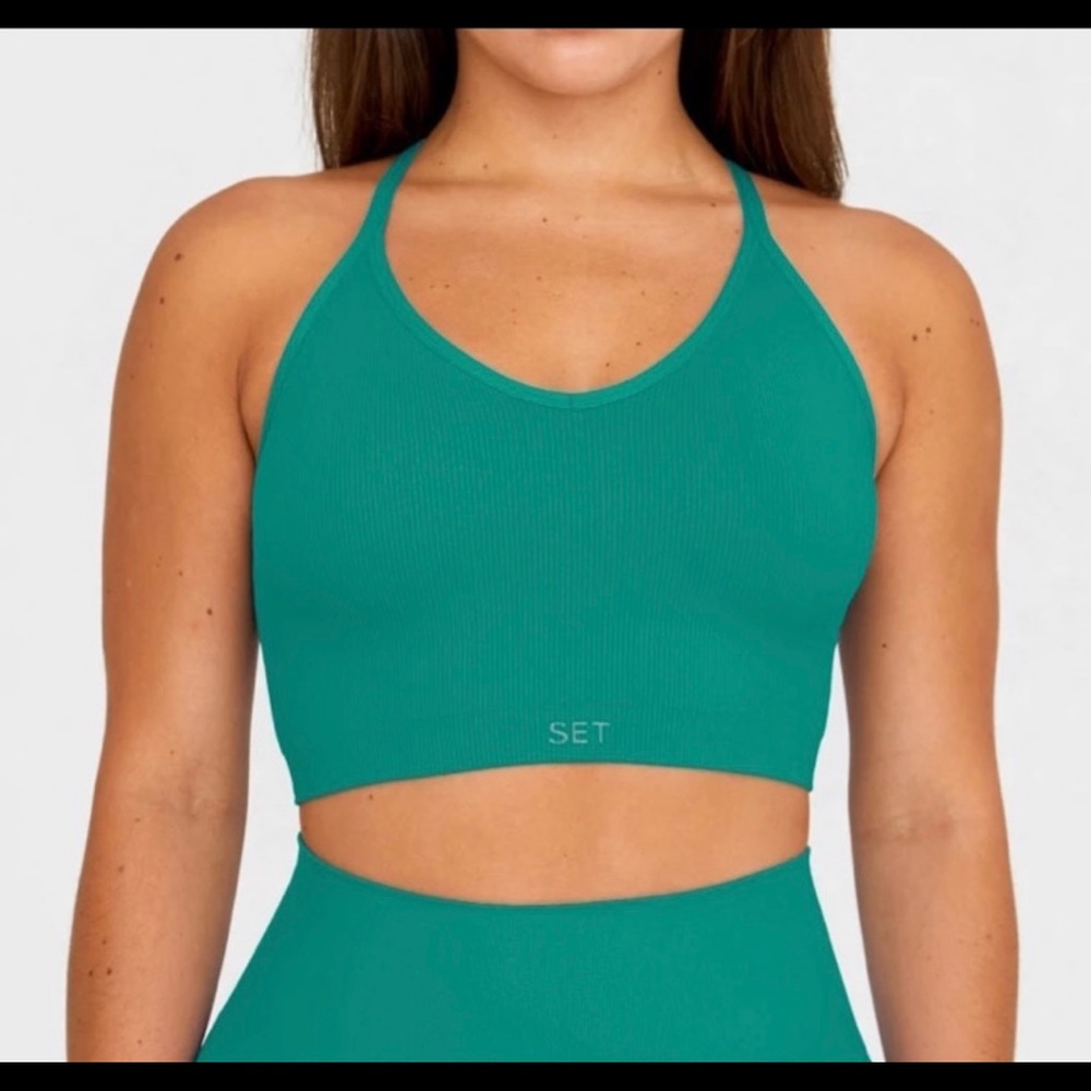 Set active sculptflex body crop in tropic size M NWT